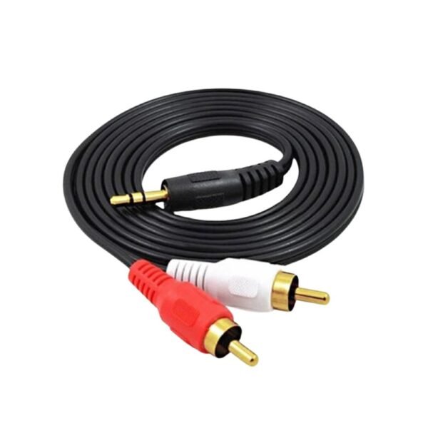 Cable De Audio Auxiliar Plug Jack 3.5mm A 2 RCA