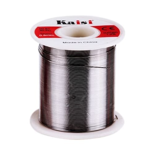 Alambre de soldadura de estaño y plomo - Kiasi 0.6mm (150g)