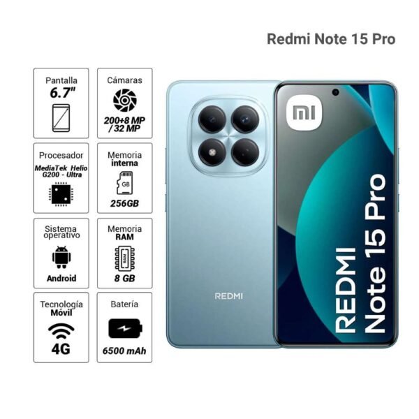 240€ (1) Xiaomi Redmi Note 15 Pro 8/256GB